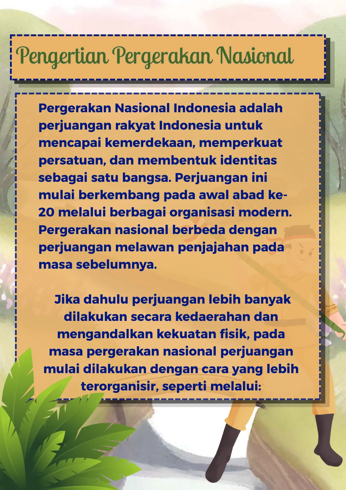 Halaman pengertian pergerakan nasional Indonesia