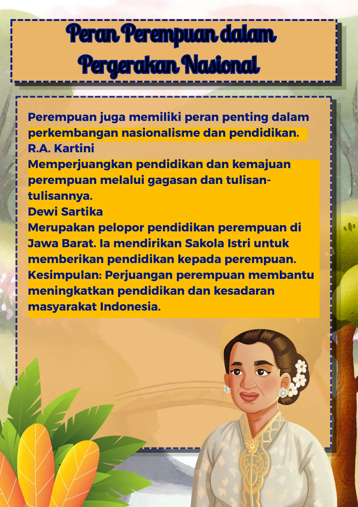Halaman peran perempuan dalam pergerakan nasional