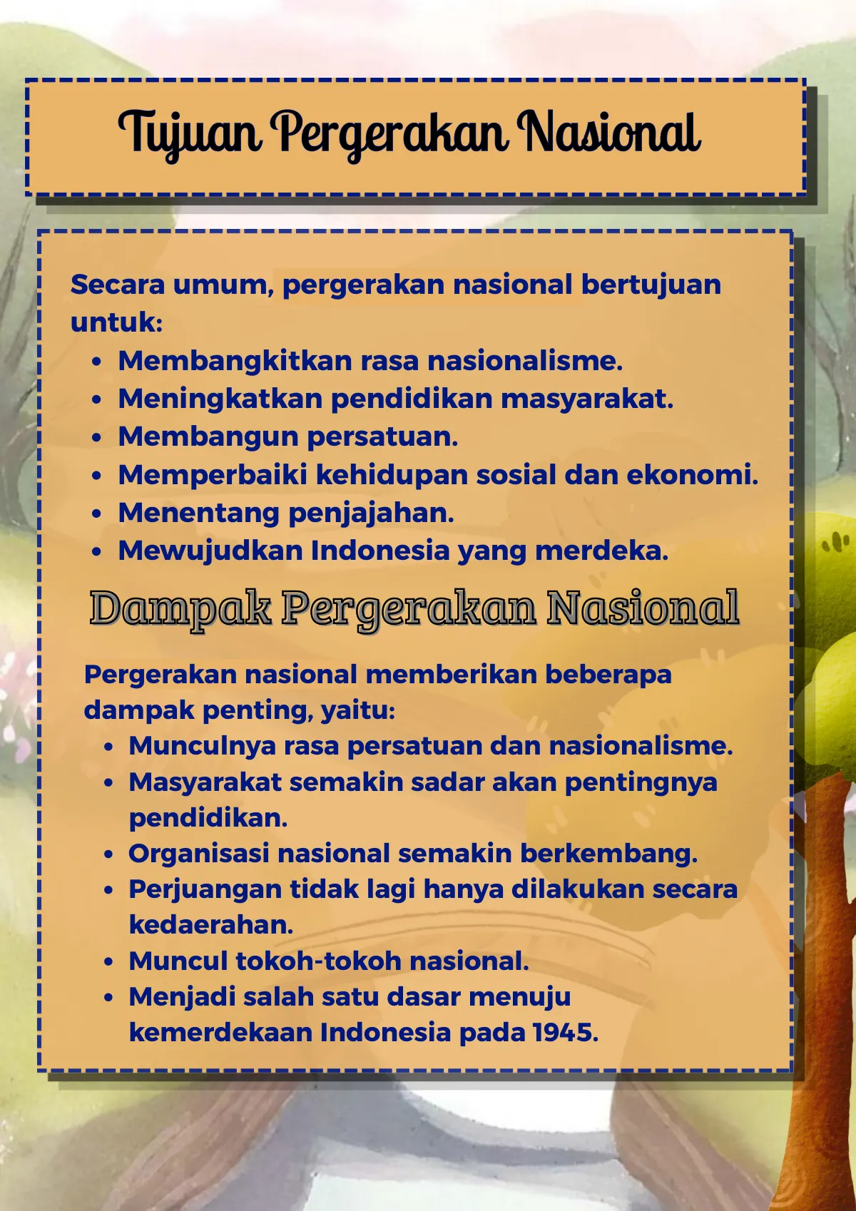 Halaman tujuan pergerakan nasional